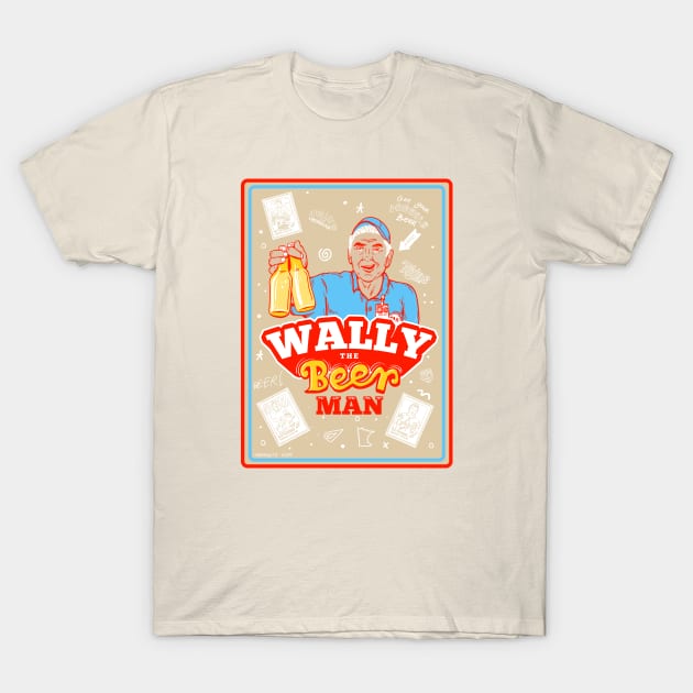 Wally The Beer Man T-Shirt by Moonguts